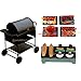Produktbild Miniatur Barbecue BBQ Grillwagen mit Lebensmittel Kit für 1/12 Puppenhaus Outdoor Garten Dekoration