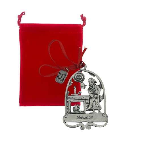 A Christmas Carol Scrooge Pewter Christmas Ornament | Collectible Holiday