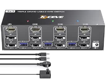 portaùtico 3 computer 3 monitor usb 3.0 hdmi dp