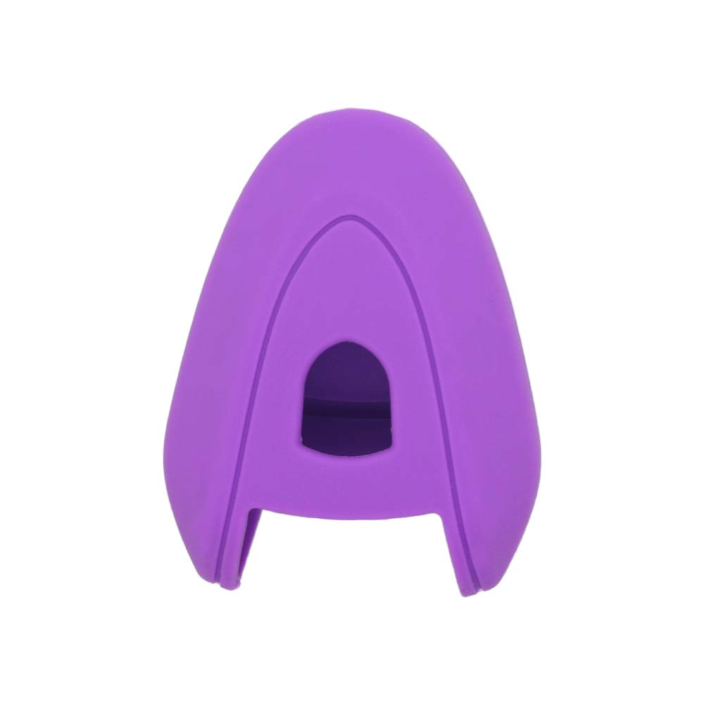 BROVACS Silicone Cover Protector Case Holder Skin Jacket Compatible with PORSCHE 3 Button Remote Key Fob CV9920 Purple - Image 3
