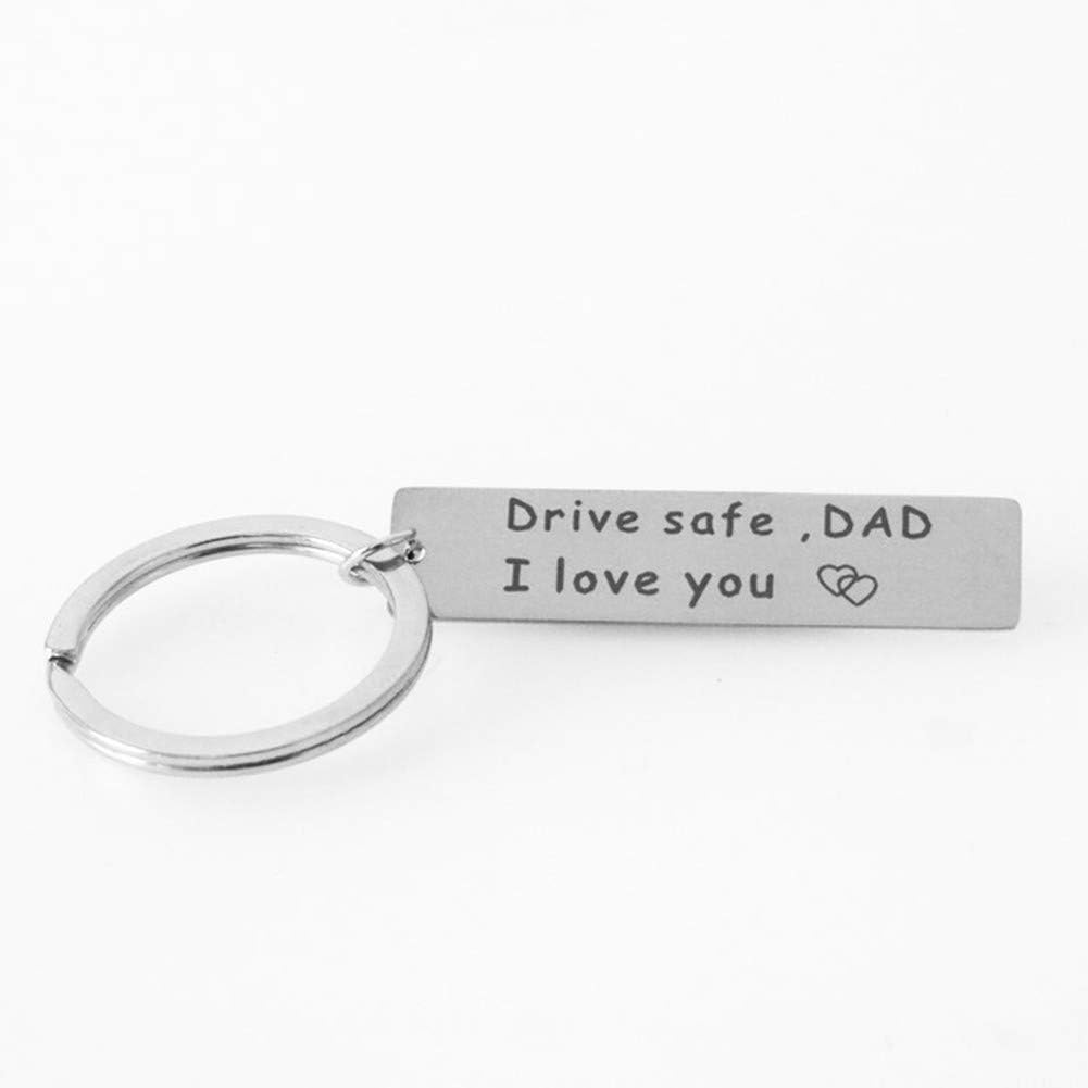 ShiQiao Spl Christmas Gifts for Trucker Dad Drive Safe Keychain Driver Trucker Gift Fathers Day Gift Stocking Stuffer