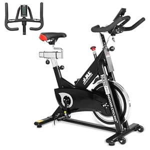JLL IC350 PRO Indoor Bike, Direct Belt Driven Exercise Bike For Home, Cycling Machine With Advanced Flywheel, 12 Months Domestic Warranty