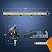 Nilight LED Light Bar 37Inch 780W Triple Row Flood Spot Combo 78000LM Driving Work Light Off-Road Lighting for Trucks Pickup Car Golf Cart SUV ATV UTV 4x4 Van Camper Boat