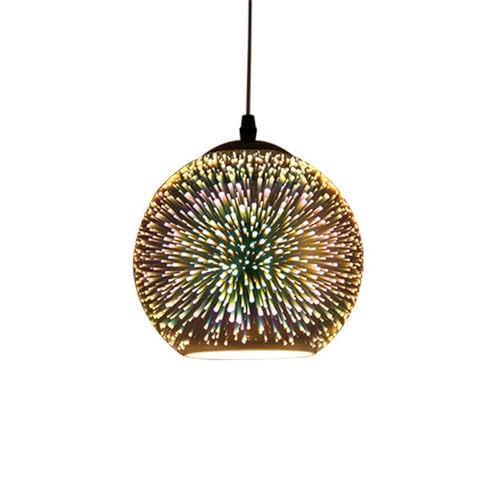 Pendentif moderne en verre précieux luminaire suspendu artistique