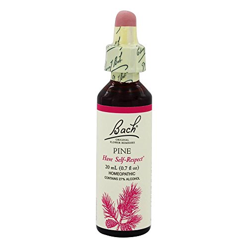 Bach Original Flower Remedies, Pine - Have Self-Respect - Natural Homeopathic Flower Essence for Emotional Balance - Vegan, Gluten Free, Sugar Free - 20mL Dropper