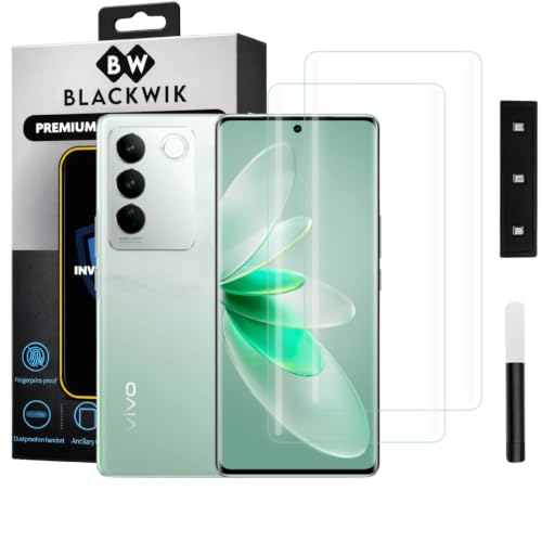 Image of Blackwik UV Curved Tempered Glass for Vivo S16 | 2-Pack