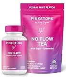 Pink Stork No Flow Bundle: Stop Lactating Products, No More Nursing, Postpartum Essentials, 2 Products