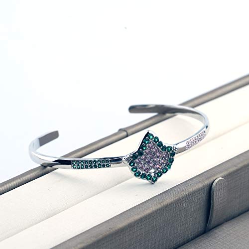 CHOORO Pink and Green Charm Bracelet Graduation Jewelry3