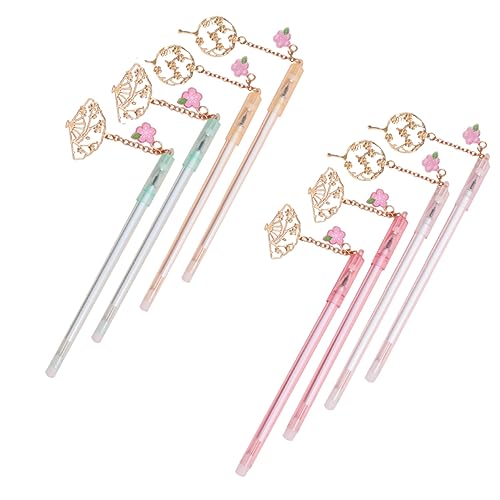 DIKACA 8-teiliges Gelstift Set mit Fächeranhänger