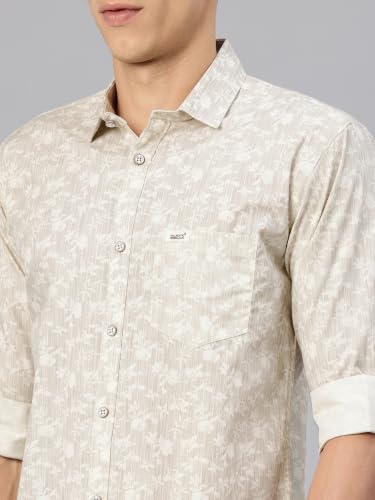 Image of Majestic Man Stylish Geomatric Print Casual Shirt - Pure Cotton| Full Sleeve | Trendy & Comfortable