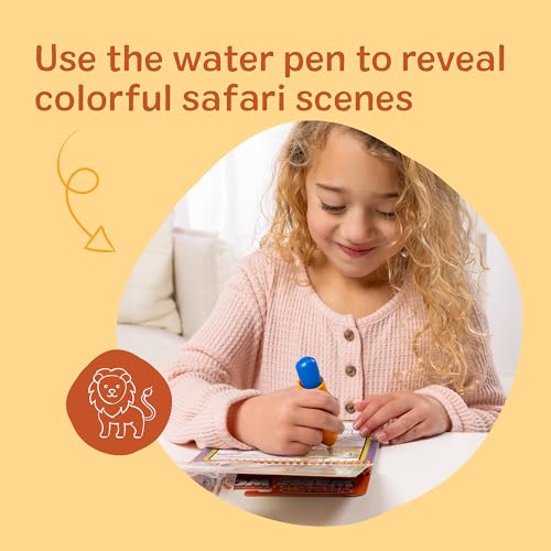 Image of Melissa & Doug On The Go Water Wow! Reusable Water-Reveal Activity Pad - Safari - FSC Certified