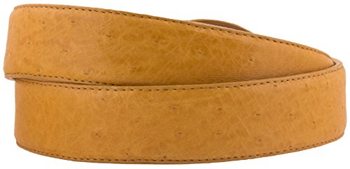 Mens Mango Western Cowboy Belt Real Ostrich Skin Rodeo Buckle2