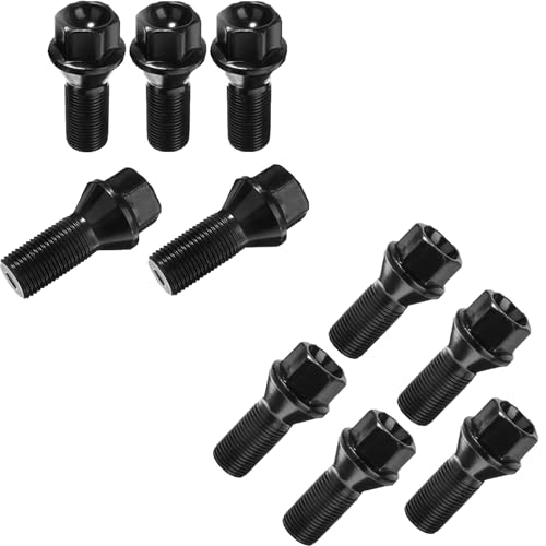 Tuercas de seguridad M14 x 1.25 de acero antirrobo que evitan vibraciones en llantas E71 y F20