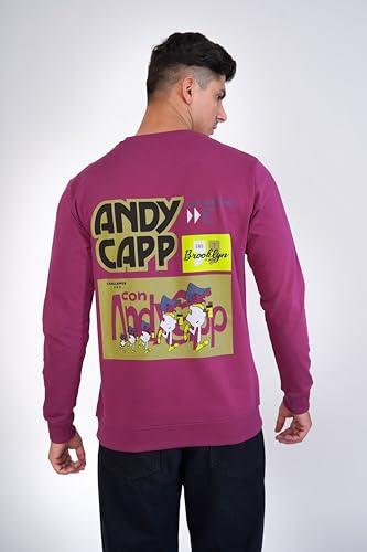Image of Royaltail Men's Cotton Regular Fit Full Sleeves Pullover Printed Sweatshirts