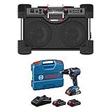 bosch glm 50 professional test  PerPerfectPro Baustellenradio-Set ROCKHART 18V + Bosch GSB 18V-55, 3x 4,0 PC und Lader