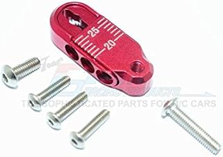 GPM for Traxxas TRX-4 Trail Defender Crawler Upgrade Parts Aluminum Adjustable Servo Horn (20-25mm) - 1 Set Red