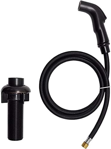 Kitchen Sink Sprayer Replacement - Houtingmaan Kitchen Sprayer Replacement, Side Sprayer for Kitchen Sink, Sink Sprayer Head with Hose and Holder, Oil Rubbed Bronze