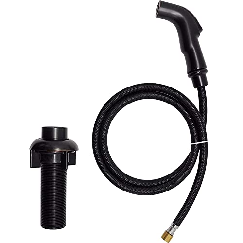 Kitchen Sink Sprayer Replacement - Houtingmaan Kitchen Sprayer Replacement, Side Sprayer For Kitchen Sink, Sink Sprayer Head With Hose And Holder, Oil Rubbed Bronze #TOP6