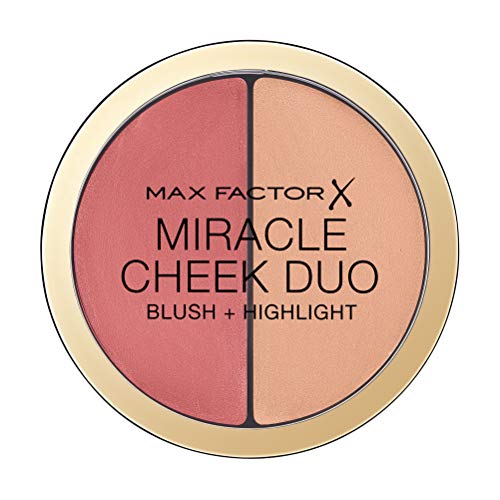 Max Factor Miracle Cheek Duo, 20 Melocotón Marrón y Champán, 11g