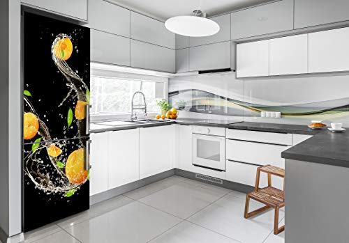 Pegatinas de nevera autoadhesivas 60x180 de naranjas vinilo cocina pared 3