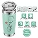 SUCHAGIFT Nurse Gifts for Women - Nurses Week Gifts - Appreciation Gift for Nurses - Nurse Rn Lpn Practitioner Gift for Women - Retirement, Graduation, Christmas Nursing Ideas - 20 Oz Mint Tumbler