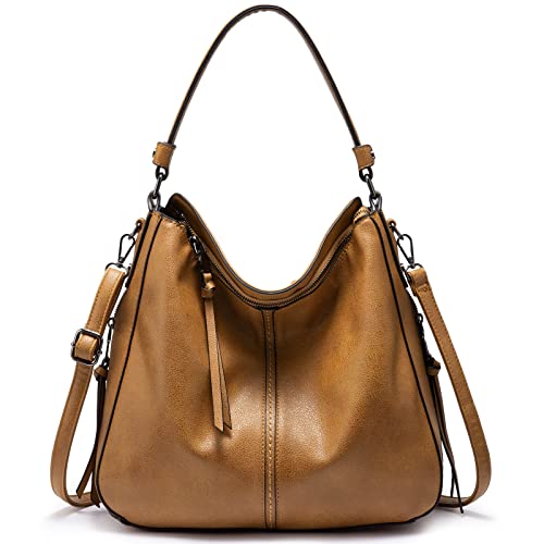 Handbags for Women Large Designer Ladies Hobo bag Bucket Purse Faux Leather