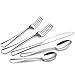 Silverware Set, MCIRCO 20-Pieces Flatware Set Stainless Steel Cutlery Set Service for 4,Include Knife/Fork/Spoon,Mirror Polished
