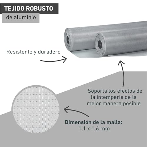 Mosquitera de aluminio Windhager resistente y duradera para proteger el hogar 5