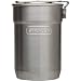 Stanley Adventure Camp Cook Set - 24oz Kettle with 2 Ceramic Cups - Stainless Steel Camping Cookware with Vented Lids & Foldable + Locking Handle - Lightweight Cook Pot for Backpacking/Hiking/Camping