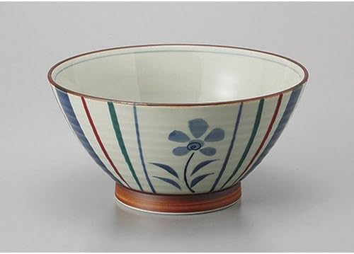 せともの本舗 Set of 5, Arita Ware Red Maki Shozui Tendon, 7.1 x 3.5 inches (18 x 9 cm) [Restaurants, Ryokan, Japanese Tableware, Restaurants, Commercial Utensils, Tableware]