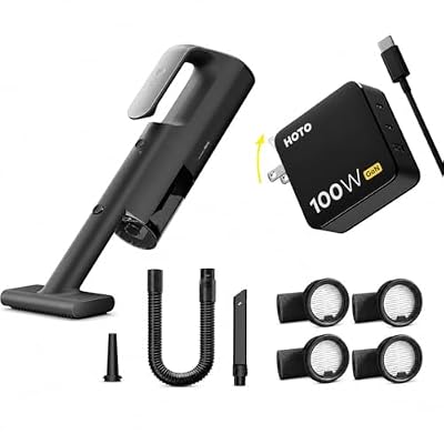HOTO BlowVac™ Handheld Vacuum Bundle with 4PC Filter Replacement + 100W Chaeger
