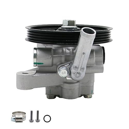 Image of 21-5290 Power Steering Pump with Pulley for 1999-2003 Acura TL 2003 2004 2001-2003 Acura CL, 2001-2002 Acura MDX 2001-2003 Honda Pilot,OE Replace Part 56110-PGK-A01 56110-P8E-A01 56110-PVF-A01