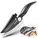 Produktbild TANSUNG Ausbeinmesser 5.9" Japanisches Kochmesser mit Lederhülle,Handgeschmiedetes Küchenmesser, 5Cr15 Edelstahlklinge, 304 Griff, Kochmesser für Zuhause, Restaurant, BBQ, Camping, Outdoor