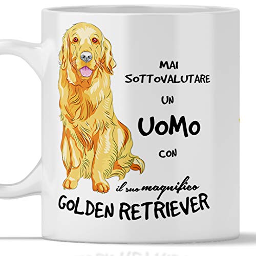 Tazza Golden Retriever per Uomo Adatta a