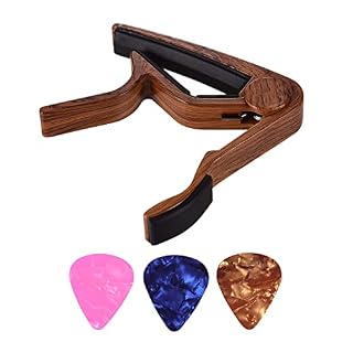 Sunydog Capo de Guitare en Bois de Couleur en Alliage d’aluminium pour Guitare électrique Folk à 6 Cordes avec 3 Choix… - Les Beatles, Paul McCartney, John Lennon, RIngo Starr, George Harrison Sunydog Capo de Guitare en Bois de Couleur en Alliage d'aluminium pour Guitare électrique Folk à 6 Cordes avec 3 Choix… – Image 6