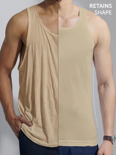 Image of XYXX Men's Cotton Square Neck Seamless Vest | Invisible Vest for Man, Seamless Inner for Men