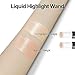 FV Liquid Highlighter Makeup, Lightweight & Shimmer Finish Highlighter Beauty Wand with Buildable Formula, Multiuse Face Highlighter Stick for Glowing Skin, Vegan & Cruelty-free, 02 Moonlight