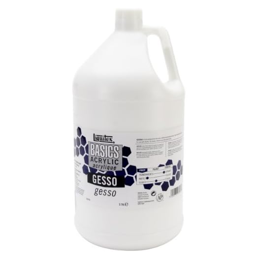 Liquitex BASICS Gesso Surface Prep Medium, 128oz (Gallon)