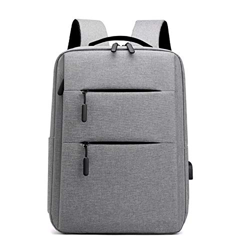 Mochila de ordenador de negocios al aire libre bolsa de viaje de hombro de hombre  Gray