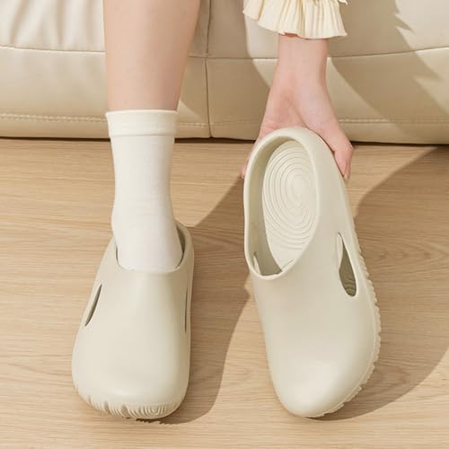 Image of Garden Clogs for Women and Men, Arch Support Work Shoes Comfort Non-Slip Waterproof Mules Nurse Sandals, Slip-on Outdoor Beach Slippers Unisex Adult Classic Closed Toe Slides
