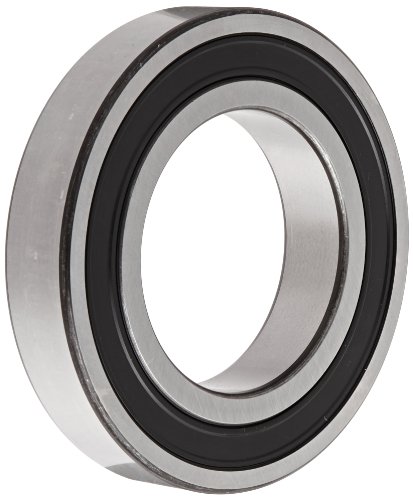 SKF Radial Bearing, Single Row, Deep Groove Design, ABEC 1 Precision, Double Sealed, Contact, C3 Clearance, Standard Cage