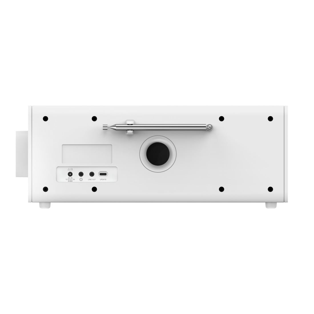 Hama Digitalradio mit Wecker (DAB Radio mit großem Display, Küchenradio, DAB+, Seniorenradio mit einfacher Bedienung, Bluetooth, FM, Radiowecker, Stereo-Radio, kleines Radio mit gutem Empfang) weiß