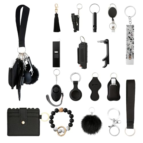 Tasmtto Keychain for Women, Gifts for Woman and Girls (Black 2)