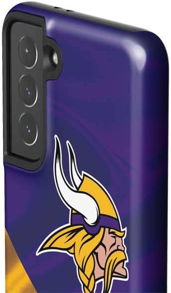 Skinit Pro Phone Case Compatible with Galaxy S21 5G - Officially Licensed NFL Minnesota Vikings Design