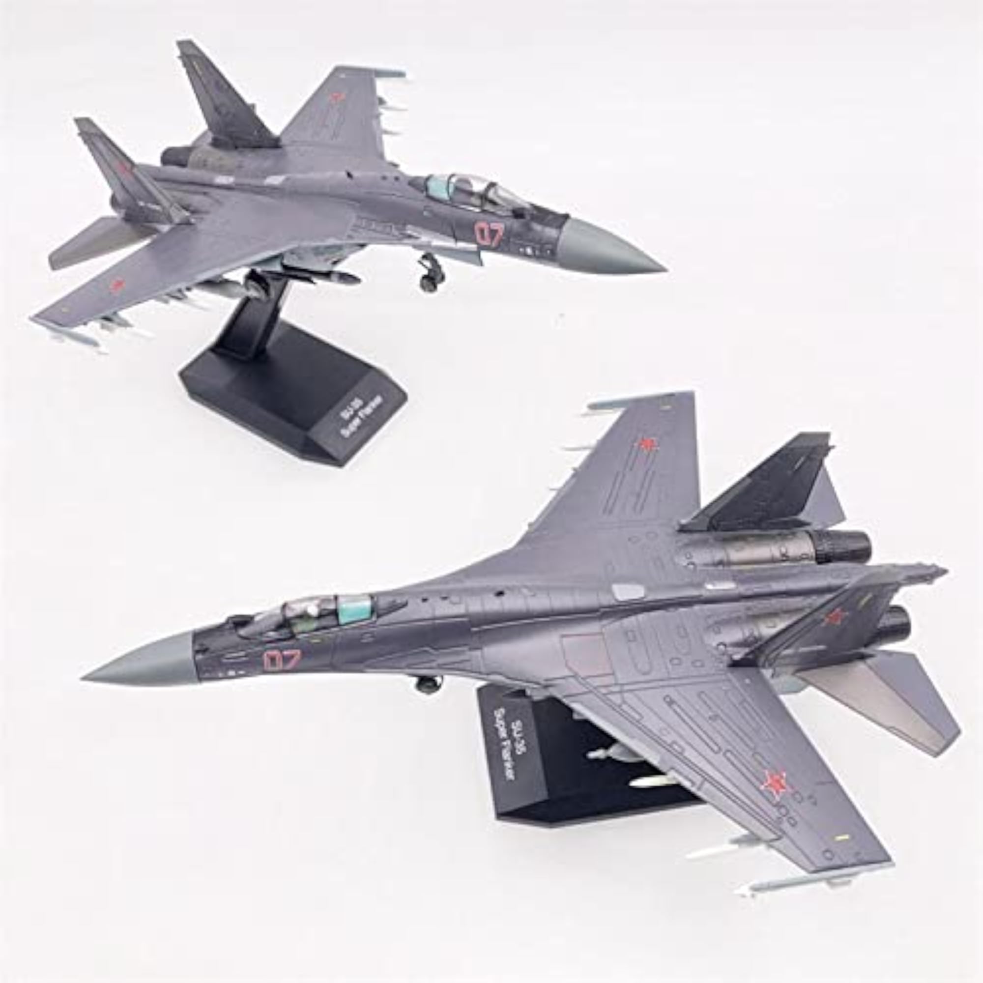 Diecast Russian SU35 Fighter Airplane Model Decor