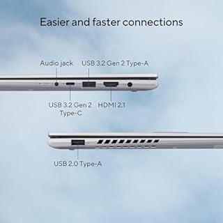 ASUS Vivobook S 14 Flip Laptop, 14” WUXGA Touch Display, Intel Core i7-13620H CPU, 16GB DDR4 RAM, 1TB SSD, NumberPad, WiFi 6E, Windows 11 Home, Cool Silver, TP3402VA-AS71T-CA