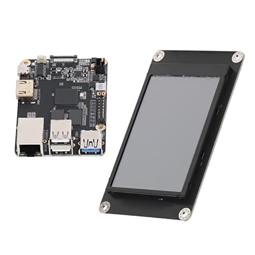 MKS PI-Steuerplatine, DC 12 V 24 V 15 W 4 Core 64 Bit SOC 3D-Drucker-Mainboard Einfache Bedienung Zum Austausch (MKS PI‑TS35 LCD MKS PI Steuerplatine)