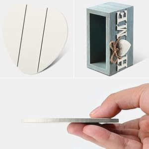 Woodenheartcoastersfordrinkssetof6funnyfarmhousecoasterswithholderforcoffeetableprotectionhousewarminggiftsfornewhomedecoration4inchhomeblue Urban Country Home Decor Wooden heart coasters for drinks set of 6 funny farmhouse coasters with holder for coffee table protection housewarming gifts for new home decoration 4 inchhomeblue urban country home decor