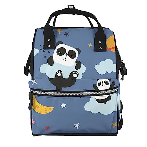 Sac à dos à langer pour femme multicolore et ordi