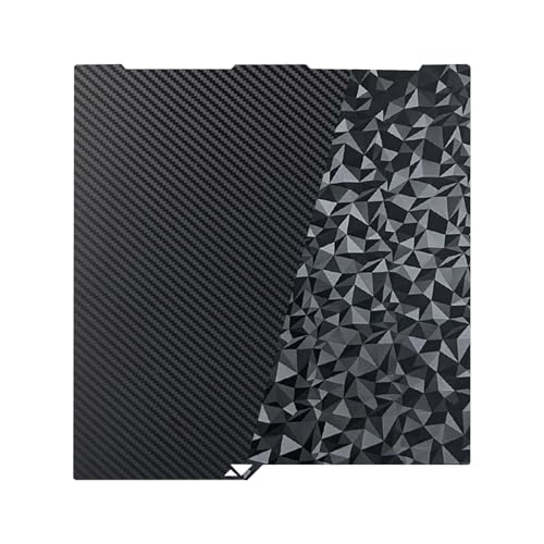 IdeaFormer Smooth Diamond + Carbon Fiber PEO+PET Build Palte for Anycubic Kobra 3,for anycubic Kobra 3 Combo Spring Stee